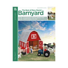 Leisure Arts The Best Of Mary Maxim Barn Yard Plastic Canvas Cross Stitch Book,