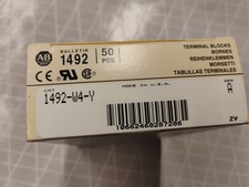 NEW ALLEN-BRADLEY 1492-W4-Y SER A YELLOW TERMINAL BLOCKS 600V Box Of 50