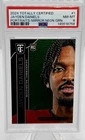 2024 Panini Totally Certified - Portraits Jayden Daniels #1 Mirror Neon Green...
