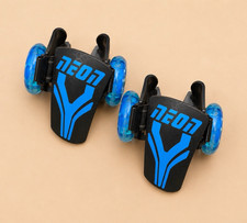 Neon Youth Adjustable Inline Skates Blue/Black with Blue Wheels