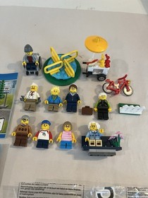 LEGO CITY MINFIGURE & PARTS LOT Police Patrol Boat 60277 60134 3368 Space Center