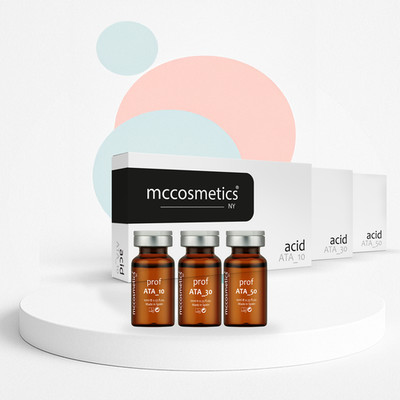 MCCosmetics NY Prof. Ata Peeling Trichloroacetic Acid 5x10ml Vials   Exfoliating