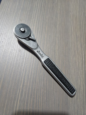 #ad Vtg Craftsman 43761 Stainless 1 4quot; Drive Ratchet Thumbwheel Quick Release $67.00