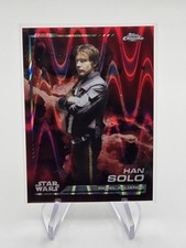 2024 Topps Chrome Star Wars Han Solo Red Wave Refractor 102