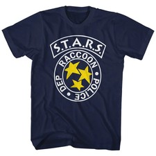 Resident Evil Gaming Rpd Stars Adult Short Sleeve T Shirt XT