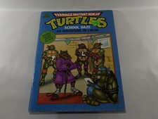 Vintage Teenage Mutant Ninja Turtles School Daze Coloring Book TMNT Used Lightly