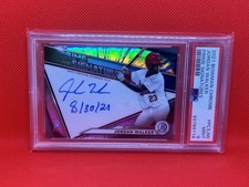 2021 Bowman Chrome Jordan Walker Prime Signatures /50 PSA