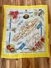 Federation of the West Indies VERY RARE 1958 souvenir scarf JAMAICA ST LUCIA