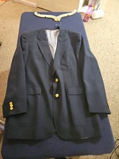 Hart Schaffner Marx Men's Navy Suit Jacket  Extra Large