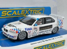 Scalextric C4574 BMW E36 320i BTCC 1995 David Brabham, #17 1:32 Slot Car *DPR*