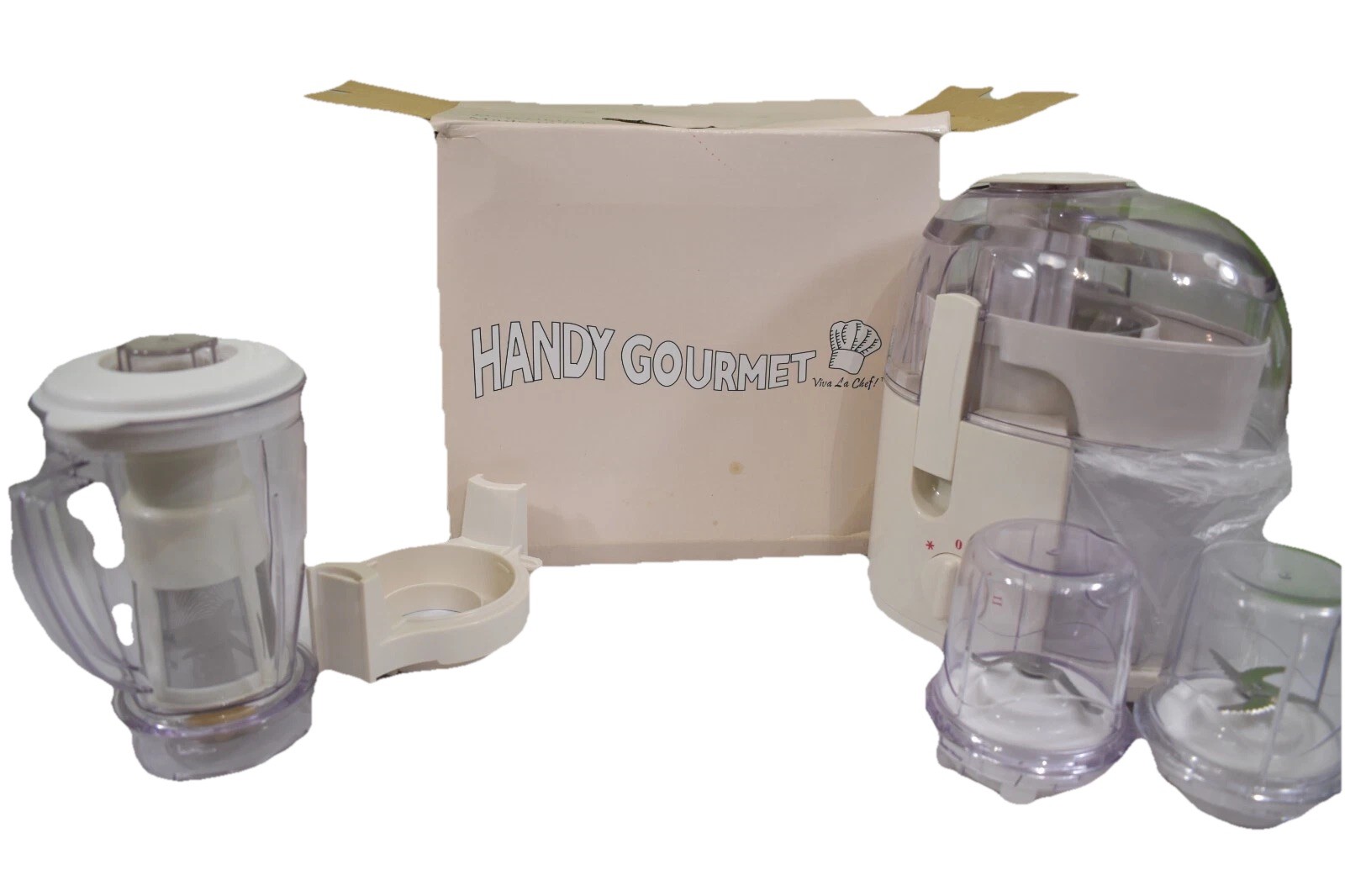 5 in 1 Juicer/Blender/Food Processor NEW Discontinued Handy Gourmet