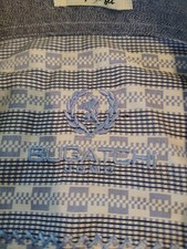 Mens Bugatchi Uomo Classic Fit Shirt M Blue G...
