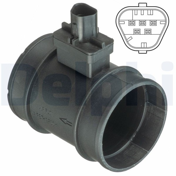 Delphi Luftmassenmesser AF10398-12B1 FüR Opel Chevrolet-image