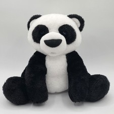 Melissa And Doug Panda Bear Plush 9" Stuffed Animal Toy Black White Seated