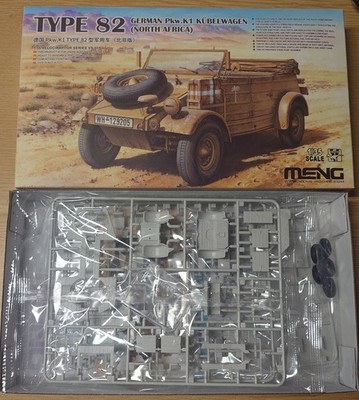 VW Kübelwagen K1 Type 823 (Afrika) in 1/35 von Meng