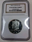 2001 S NGC PF69 UCAM - Silver Kennedy Half Dollar 50c US Coin 1539469-013