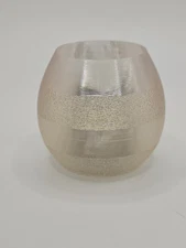 Frosted Sand Tealight Holder LED Modern Minimalist Glow Decor