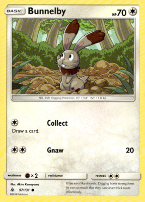 Bunnelby 97/131 Common Regular SM - Forbidden Light LP