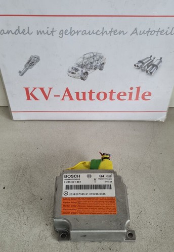 Mercedes Benz Bosch Airbagsteuergerät 0285001881 203820738561 0702266356