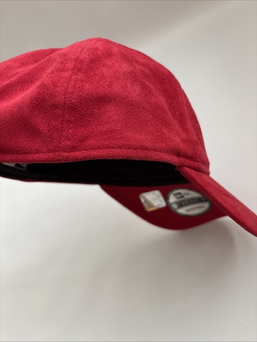 San Francisco 49ers New Era Strapback Adjustable Hat Cap NFL Red Faux Suede - Picture 4 of 7