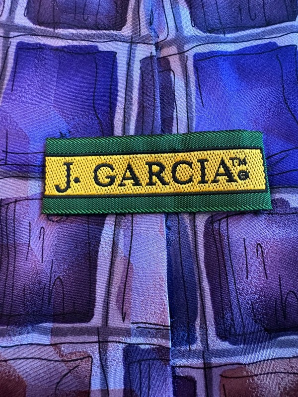 J. Garcia Hand Hold Collection Twenty Eight Silk Tie Jerry Garcia