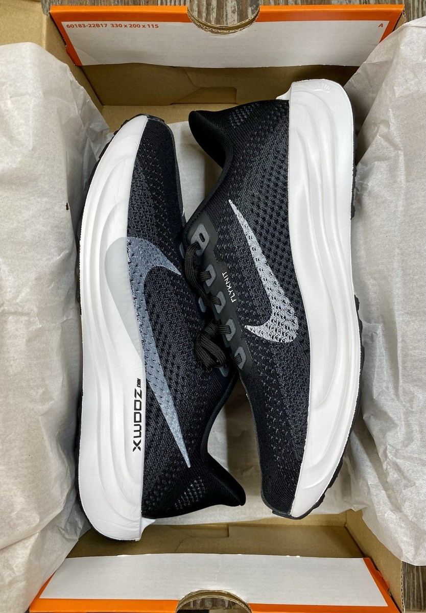 Nike ZoomX Pegasus Plus Black Flyknit Running FQ7261-002 Size