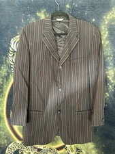 Vintage Gianni Versace Pinstripe Blazer Jacket IT 46 Made in Italy