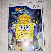 THQ SpongeBob's Atlantis SquarePantis Wii Manual Included NTSC-U/C 2007