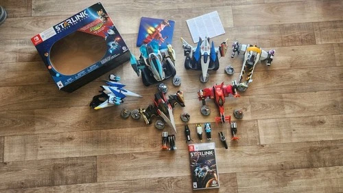 Starlink Swirch Star Fox Battle For Atlas Lot Of 6 Ships Switch And Xbox Adapter