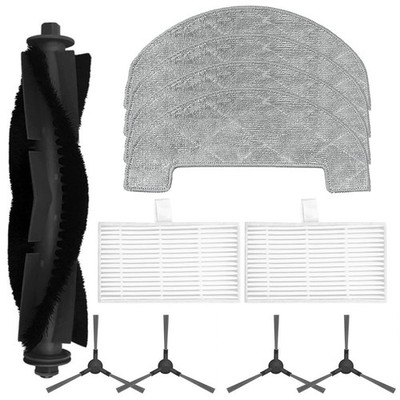 Für MYBOT X9 PRO Saugroboter Hauptseite Bürste Filter Wischtuch Set