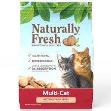 Quick Clumping Multi-Cat Litter, Walnut-Based. 26 lb. Bag 0.74 per pound