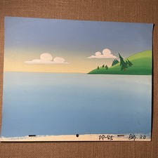 Animation cel BACKGROUNDS production art cels anime vintage cartoons Disney BG35