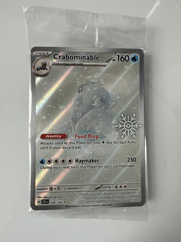Holiday Calendar 2025 Crabominable 149/142 SEALED Festive STAMP Promo