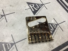 80 s Telecaster Guitar Bridge Plate Gold