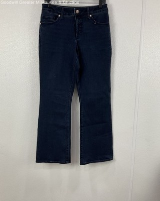 NWT Express Supersoft Curvy Boot Cut Mid Rise Jeans Women's SZ 10 Short