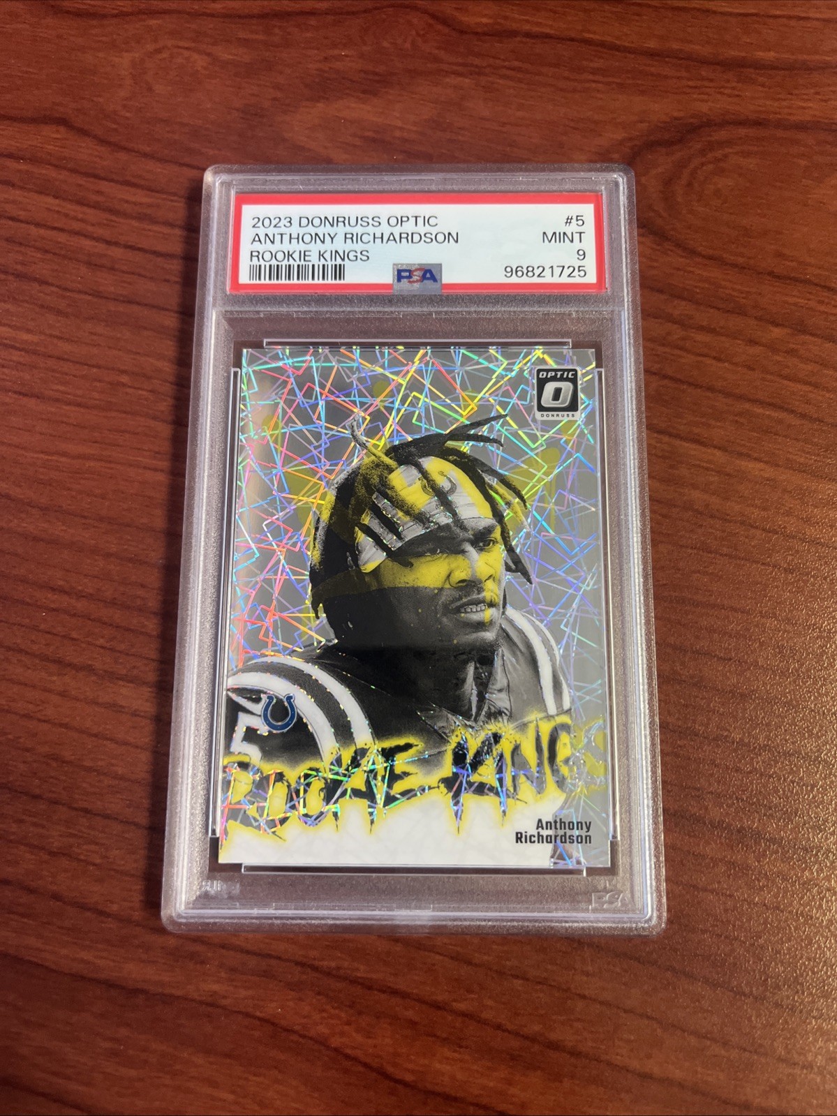 2023 Donruss Optic Anthony Richardson Rookie Kings PSA 9