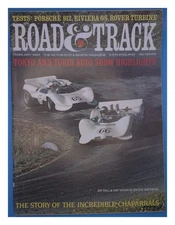 Road & Track February 1966 Chaparral Race Cars Magazine