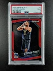 2024-25 Panini Prizm Black STEPHEN CURRY 103/299 Red Prizm Night Night #7 PSA 9