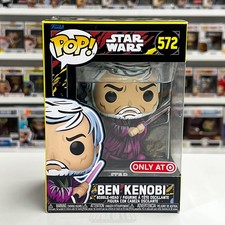 Figura de vinilo Funko Pop Star Wars Ben Kenobi Retro Target 572 Jedi Knight Force