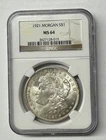 1921 Morgan Silver Dollar NGC MS64