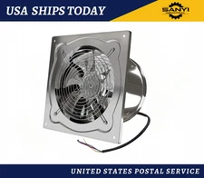 4" 6" 7" 8" 10" Exhaust Fan Ventilation Extractor Fan Wall-Mounted Square Blower