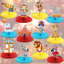 12 Pcs Carnival Centerpieces for Tables Carnival Party Decorations Carnival Hone