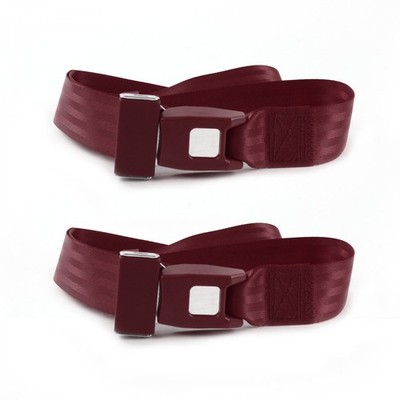 Ford Thunderbird 1977 - 1979 Standard 2pt BURG Lap Bkt Seat Belt Kit-2 Belts  