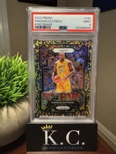 2023-24 Panini Prizm Shaquille O'Neal #181 King Snake Gold Snakeskin SSP PSA 9