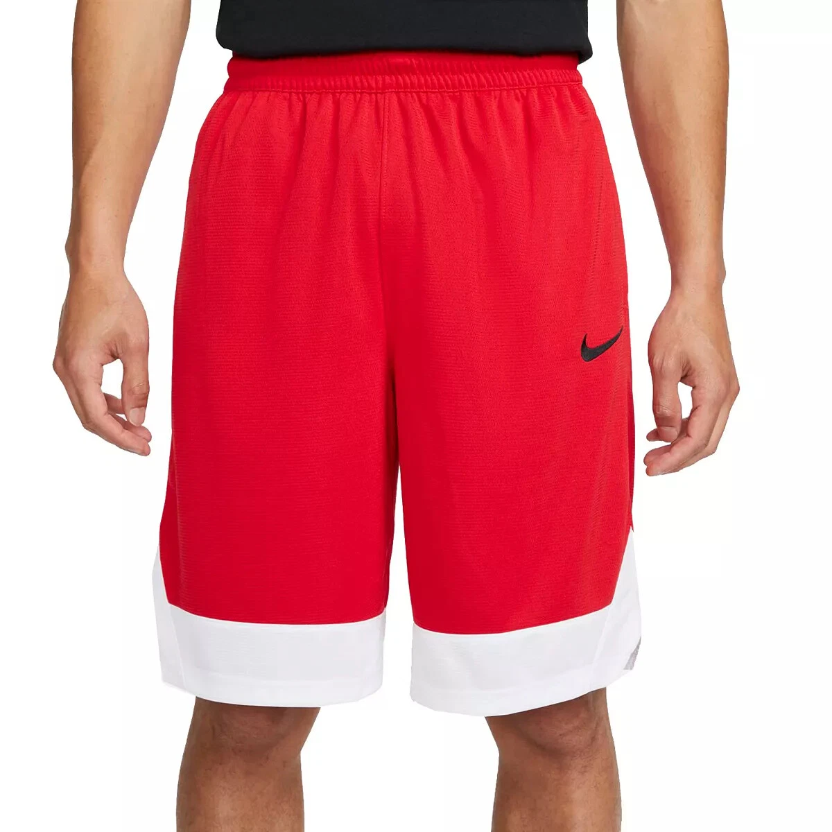 NWT Mens NIKE Big & Tall Dri-Fit Basketball Shorts Red White