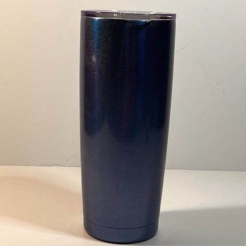 Vaso aislante Piper Lou Basic Witch flaco 20 oz azul iridiscente Halloween - Imagen 3 de 5