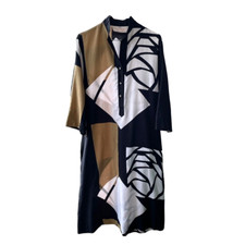 Vintage Catherine Ogust Dress Penthouse Gallery Women's Size Small Mod 70s 80s