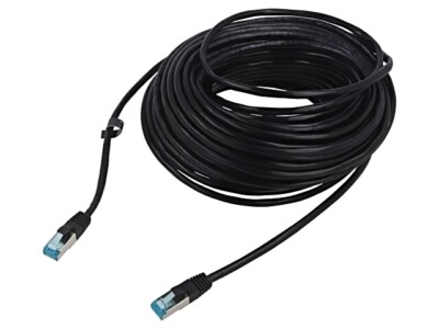 VAP-B05-B2000 Patch cord F/UTP 5e Line Cu PVC schwarz 20m 26AWG geschirmt VENTIO