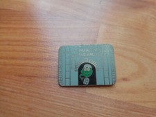 Vintage Kr&ouml;te im Loch Rallye Motorrad Fahrrad MCC Emaille Blau Pin Abzeichen