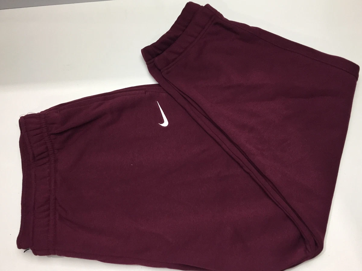 women's maroon nike sweatpants